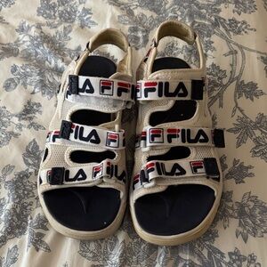 FILA Disruptor White Chunky Sandals